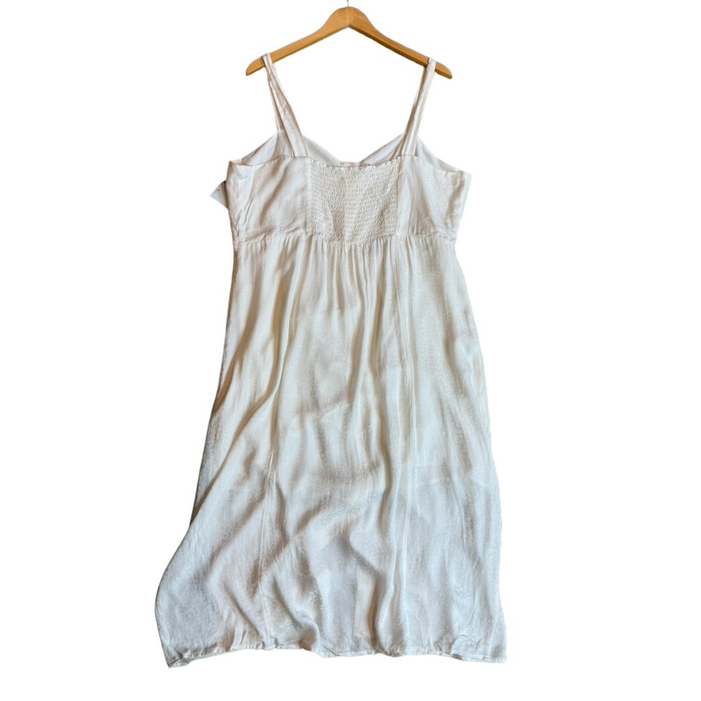 Good American The Bustier Jacquard Button Midi Dress size 5 (2XL) NWT - Picture 5 of 14
